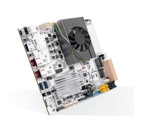 ROUAFWIT NAS Motherboard Mini ITX N150, 2×10GbE LAN, 6×SATA3.0, 3×M.2 NVMe, DDR5 4800MHz up to 48GB, HD 4K, for Home Server/Firewall/Storage, NO RAM NO SSD, 170x170mm