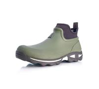 Rouchette Botas de goma para mujer, botas de lluvia antideslizantes cortas impermeables, verde, 39 EU