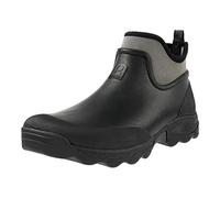 Rouchette Botas de lluvia cortas antideslizantes de goma para hombre - Botas de jardín impermeables, Negro , 42 EU