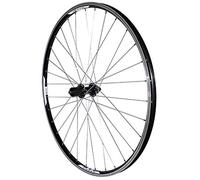Roue VTT 29" Combo Arriere Noir RENFORCE V-Brake MOYEU Shimano RM66 Compatible DISC CENTERLOCK Pour Shimano RAM 11-10-9-8V (JANTE Double PAROI Avec OEILLETS-RAYONNAGE INOX)