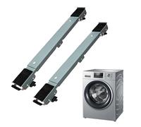 Roues Mobiles Renforcées - Support en Acier Réglable | Base de Transporte Solid Avec Structure, Déplacement Lave-Linge Sèche-Linge Réfrigérateur, Plateforme Mobilité Pour Meubles Lourds