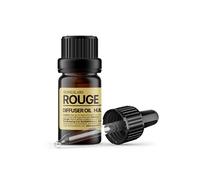 Rouge - Aceite difusor, aroma a base de moléculas de ambroxano, azafrán, jazmín, cedro, mezcla de aceites esenciales para proyectos de fragancia ultrasónica (10 ml)