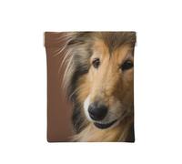 Rough Collie Lassie Perros Perros Grandes Y Esponjosos Mascotas, Squeeze Top Wallet Bolsa de Almacenamiento para Mujer Monedero pequeño Bolsa de Cambio