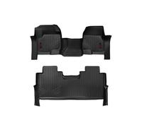 Rough Country - Alfombrillas de Suelo Resistentes para Parte Delantera y Trasera de Cabina de Remolque - 17 - 18 Ford Super Duty F-250 F-350 F-450 F-550 ...