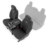 Rough Country Fundas de Asiento Delantero de Neopreno para Chevy Silverado 1500-91035 19-21