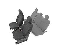 Rough Country Fundas de Neopreno para Asientos Delanteros (Ajustables) 2015-2020 F150 | 1ª Fila | Resistente al Agua | Negro | 91016