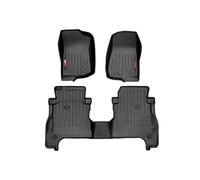Rough Country Revestimientos de Piso (ajustes) Jeep Gladiator JT 2020 | Almacenamiento Debajo del Asiento | 1ª/2ª Fila | Alfombrillas de Goma | M-61501, Delantero/Trasero (JT)