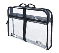 Rough Enough Clear Plastic File Folder Important Document Bag Organizer Art Portfolio Case for A4 Paper Teacher Student School Supplies Coll