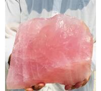 Rough Rose Quartz Crystal Gemstone Home Decor(Size:350-400g)