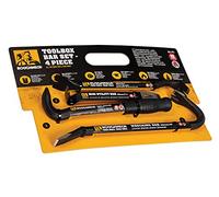 Roughneck® Gorilla ROU64951 Roughneck Toolbox - Juego de barras (4 unidades), color amarillo