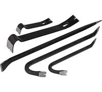 Roughneck ROU64965 Juego de 5 barras multiusos. Incluye: barras multiusos (18 cm) y 15 cm, barra de alineación (60 cm) y barras de demolición (30 cm) y 18 cm.