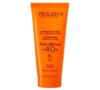 Rougj Acelerador Bronceado - Crema Bronceadora AttivaBronz +40% Riboflavina, Vitamina B2, Glicerina y UnipertanVeg para un Bronceado Intenso y Duradero - Echo en Italia - 100ml