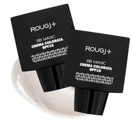 Rougj BB Magic SPF 15 Pack de 2 - Crema BB Hidratante con Color, Anti-Edad, Iluminadora, Ácido Hialurónico y Pigmentos Microencapsulados - Made in Italy