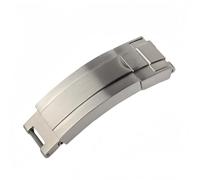 ROUHO 16 x 9mm Acero Inoxidable Cierre Reloj Ajustable - Liberación Rápida Despliegue Hebilla de Correa de Reloj para Rolex Oyster Perpetual GMT-Master II