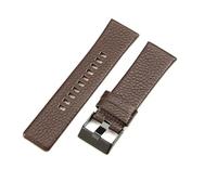 ROUHO 26mm Transpirable Agradable Piel Cuero Correa Reloj Repuesto Reloj Pulsera Reloj para Diesel DZ4283 DZ4305 DZ4318 DZ4290 DZ4292