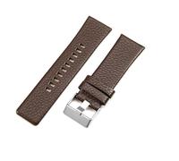 ROUHO 26mm Transpirable Agradable Piel Cuero Correa Reloj Repuesto Reloj Pulsera Reloj para Diesel DZ4283 DZ4305 DZ4318 DZ4290 DZ4292