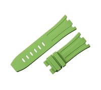 ROUHO 28 mm Silicona Reloj Correa Caucho Hombre Reemplazo Accesorio para Ap Audemars Piguet Royal Oak Offshore Diver 15703-Ciano