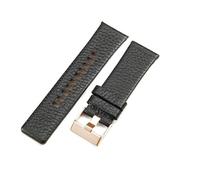 ROUHO 28mm Clásica Cuero Pulsera Reloj Atemporal Versátil Repuesto Hombre Correa Reloj para Diesel DZ4283 DZ4305 DZ4318 DZ4290 DZ4292