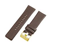 ROUHO 28mm Clásica Cuero Pulsera Reloj Atemporal Versátil Repuesto Hombre Correa Reloj para Diesel DZ4283 DZ4305 DZ4318 DZ4290 DZ4292