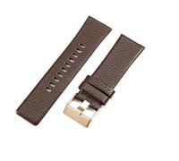 ROUHO 28mm Clásica Cuero Pulsera Reloj Atemporal Versátil Repuesto Hombre Correa Reloj para Diesel DZ4283 DZ4305 DZ4318 DZ4290 DZ4292