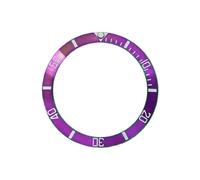 ROUHO 38mm*30.6mm Cerámica Bisel Reloj, Anillo Reloj Inserto Bisel Repuesto, Incrustación Frontal Pulida Componente para Rolex Oyster Perpetual Submariner-A5