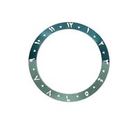 ROUHO 38mm Bisel de Reloj Aleación Árabe Inserto Repuesto Anillo Inclinado Esfera Inlay 30,7mm Relojería para Seiko SKX007 - A19