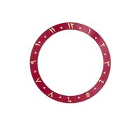ROUHO 38mm Bisel de Reloj Aleación Árabe Inserto Repuesto Anillo Inclinado Esfera Inlay 30,7mm Relojería para Seiko SKX007 - A4
