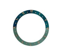 ROUHO 38mm Bisel de Reloj Árabe Inserto Repuesto Aleación Anillo Inclinado Esfera Inlay 30,7mm Pieza para Seiko SKX007 - A6