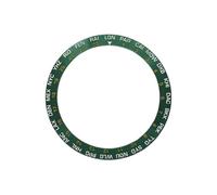 ROUHO 38mm Bisel de Reloj Cerámica Inserto Ciudad Mundo Anillo de Relojería Esfera Inlay 30,7mm Reposición para Seiko SKX007 - A8
