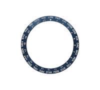 ROUHO 38mm Bisel de Reloj Cerámica Inserto Ciudad Mundo Anillo de Relojería Esfera Inlay 30,7mm Reposición para Seiko SKX007 - A2
