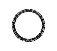 ROUHO 38mm Bisel de Reloj Cerámica Inserto Ciudad Mundo Anillo de Relojería Esfera Inlay 30,7mm Reposición para Seiko SKX007 - A5