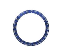 ROUHO 38mm Bisel de Reloj Cerámica Inserto Ciudad Mundo Anillo de Relojería Esfera Inlay 30,7mm Reposición para Seiko SKX007 - A10