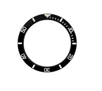 ROUHO 38mm Bisel de Reloj Cerámica Inserto Recambio Luminoso Relojería Anillo Esfera Inlay 31,5mm Set para Seiko SKX007 - A1