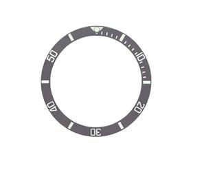 ROUHO 38mm Bisel de Reloj Cerámica Inserto Recambio Luminoso Relojería Anillo Esfera Inlay 31,5mm Set para Seiko SKX007 - A4