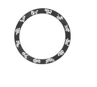 ROUHO 38mm Bisel de Reloj Cerámica Luminoso Inserto Recambio Zodíaco Anillo Inlay 30,7mm Relojería para Rolex Submariner - A5