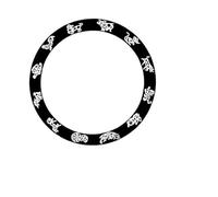 ROUHO 38mm Bisel de Reloj Cerámica Luminoso Inserto Recambio Zodíaco Anillo Inlay 30,7mm Relojería para Rolex Submariner - A1