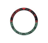 ROUHO 38mm Cerámica Bisel Reloj, Anillo Repuesto Componente, Inserto Bisel Pulido Incrustación Esfera 30.7mm para Rolex GMT-Master II-A7