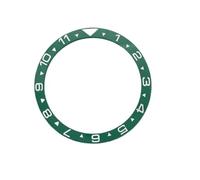 ROUHO 38mm Inserto Bisel Cerámica Luminoso Recambio Anillo Hora Dual Componente Incrustación Esfera Pulida 31,5mm para Seiko SKX007-A2