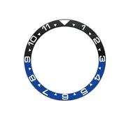 ROUHO 38mm Inserto Bisel Cerámica Luminoso Recambio Anillo Hora Dual Componente Incrustación Esfera Pulida 31,5mm para Seiko SKX007-A3