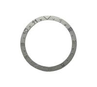 ROUHO 38mm Inserto Bisel Reloj Metal Reemplazo Anillo Hora Dual Componente Incrustación Esfera Arenada 31,5mm para Rolex Yacht-Master-A4