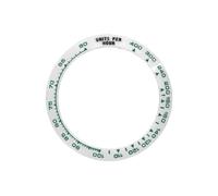 ROUHO 39,3mm Bisel de Reloj Cerámica Taquímetro Inserto Anillo de Relojería Pulido Esfera Inlay 31,2mm Pieza para Rolex Cosmograph Daytona 116500 - A14