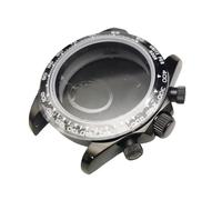 ROUHO 39,5mm Caja Reloj Kit Ajuste para Movimiento Cuarzo VK63 32,5mm Esfera, con Inserto Bisel Pulsadores Roscados DIY Reloj Modificación Kit para Rolex Daytona-F