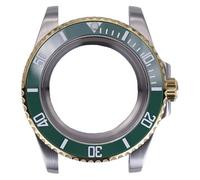 ROUHO 40mm Acero Inoxidable DIY Reloj Modificación Kit para 28,5mm Esfera Cerámica Bisel Reloj Mod Caja para Rolex Yacht-Master Submariner-A Compatible con ETA 2824 Movimiento