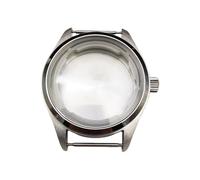 ROUHO 40mm Caja Reloj Kit Mod, Ajuste Grande 33,5mm Esfera para Movimiento NH35 NH36, Acero Inoxidable Caja Reloj para IWC Big Pilot Mark XVIII