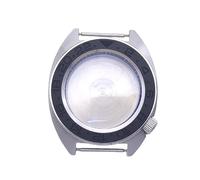ROUHO 40mm Cojín Forma Caja Reloj, Ajuste para Movimiento NH35 NH36 3.8 Corona Posición, Acero Inoxidable Reloj Modificación Kit para Seiko Prospex Turtle