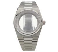 ROUHO 40mm Integrado Reloj Mod Caja + Correa Kit, Ajuste para Movimiento NH35 NH36 31,8mm Esfera, 316L Acero Reloj Modificación Partes para Tissot PRX-A