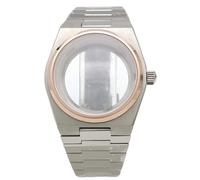 ROUHO 40mm Integrado Reloj Mod Caja + Correa Kit, Ajuste para Movimiento NH35 NH36 31,8mm Esfera, 316L Acero Reloj Modificación Partes para Tissot PRX-B