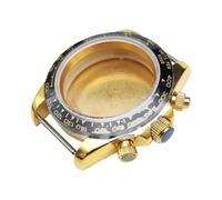 ROUHO 40mm Kit Caja Reloj, Fondo Sólido Acero Inoxidable Reemplazo Kit Mod para VK63 VK64 Movimiento Cuarzo para Rolex Cosmograph Daytona-D