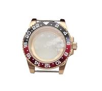 ROUHO 40mm Oro Rosa Caja Reloj con Inserto Bisel, Ajuste para Movimiento NH35 NH36 28,5mm Esfera Corona Roscada, Reloj Mod Partes para Rolex Yacht Master-T 11