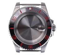 ROUHO 40mm Premium Buceo Reloj Modding Caja Kit, Ajuste para Movimiento NH35 NH36 NH34 NH38 Acero Inoxidable Resistente Agua Reloj Modificación Set para Rolex-U